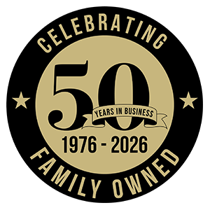 Celebrating 50 years in business, 1976–2026, family owned