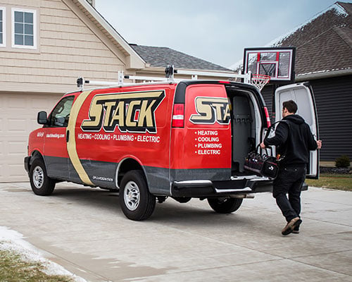 STACK technician at a Northeast Ohio property